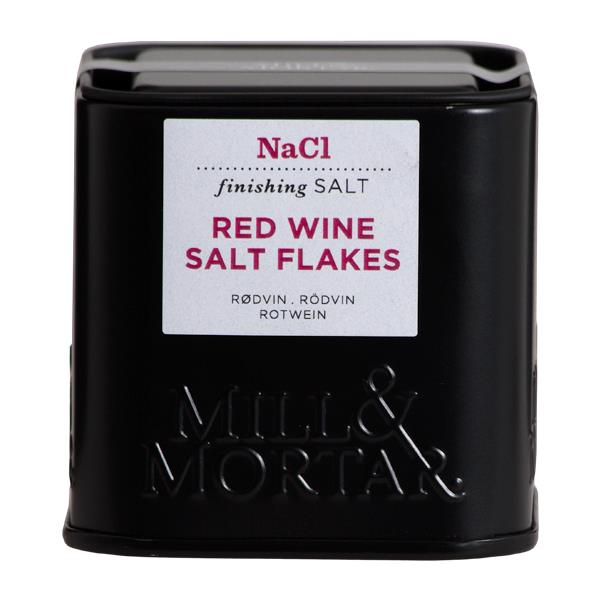 Red Wine Salt Flakes NaCl Mill & Mortar 80 g 